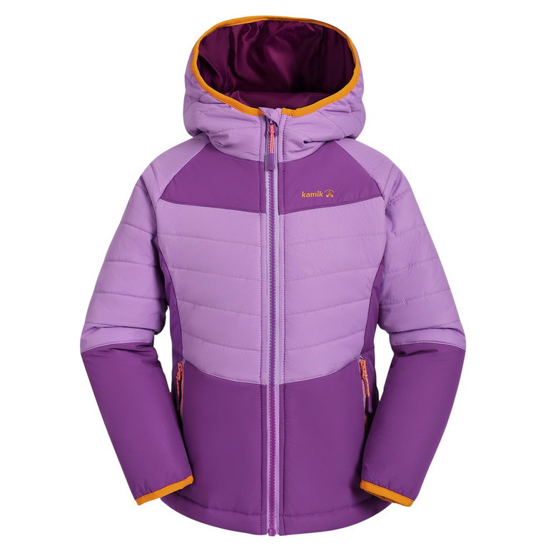 Kamik Steppjacke Celeste (Ganzjahresjacke, winddicht, reflektierend) violett Mädchen